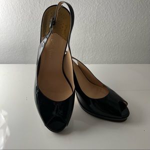 COLE HAAN PATTEN LEATHER SHOES